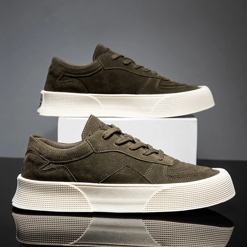 Levoire | Bottines Confortables Avec Semelle Basse Et Grip Antidérapant Vert