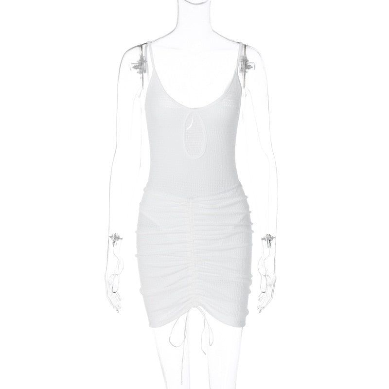 Levoire | Ensemble Spaghetti Creux Et Jupe Courte