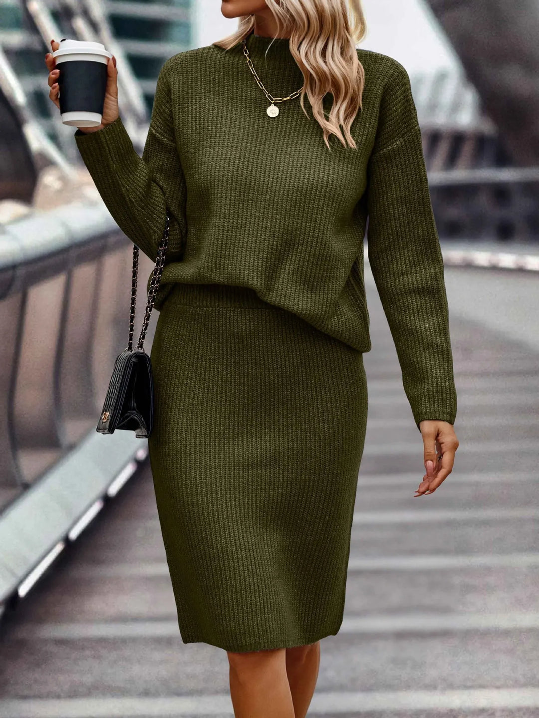 Levoire | Jupe moderne et élégante Vert