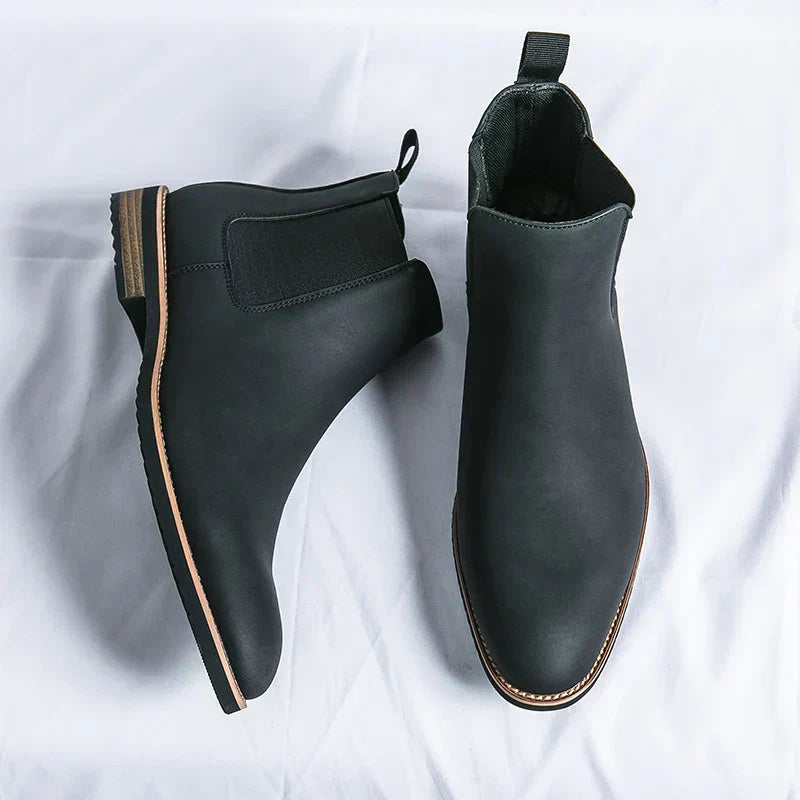 Levoire | Bottes Classiques En Cuir Lisse Noir