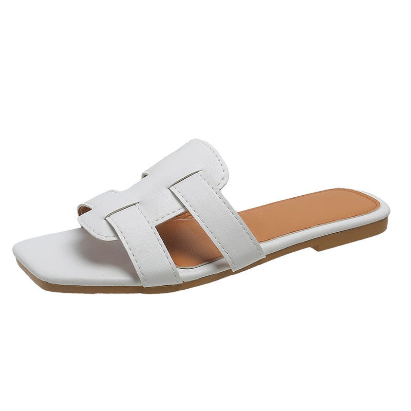 Levoire | Slides Design Sandales Blanc