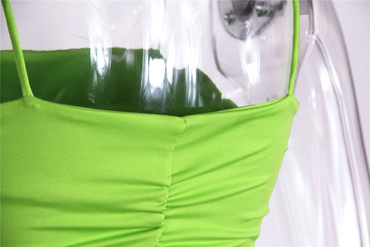 Levoire | String Dos Nu Découpé Double Jupe Mini Robes