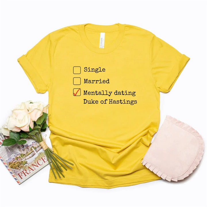Levoire | Blouse Avec Motif De La Série Bridgerton Jaune