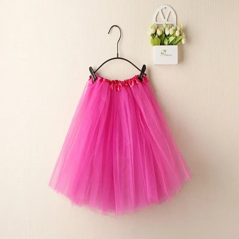 Levoire | Jupe En Tulle Pour Enfant Dunkelrosa Einheitsgröße