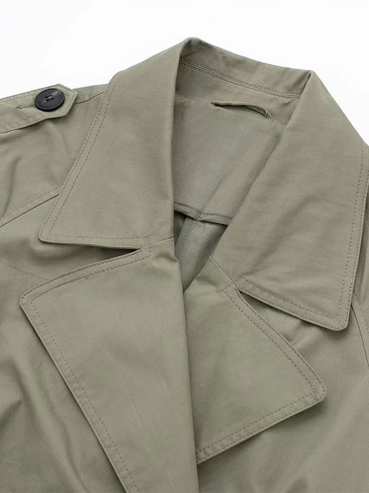 Levoire | Look Vintage Trench-Coat Avec Ceinture