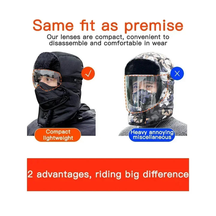 Levoire | Ski Hiver Unisexe Vent Et Lunettes