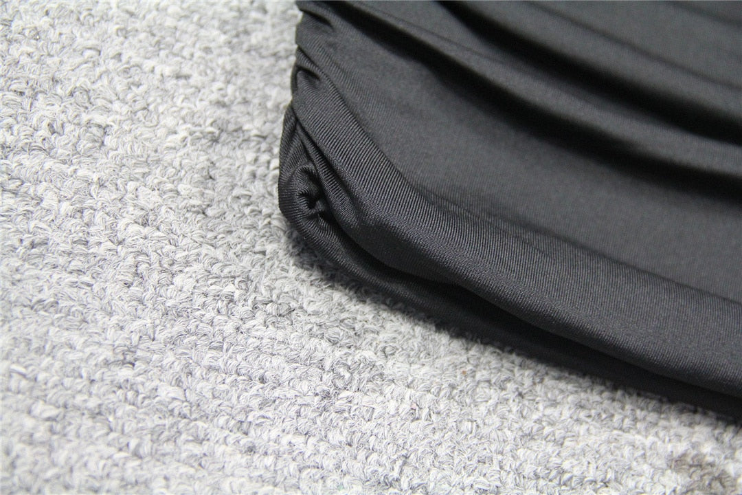 Levoire | Une Épaule Sans Bretelles Dos Ouvert Midi Robes