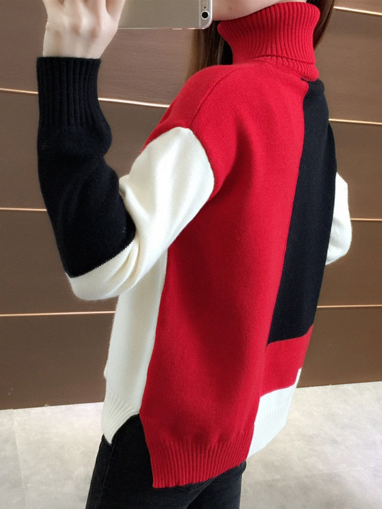Levoire | Pull À Blocs De Couleur Confortable & Stylé