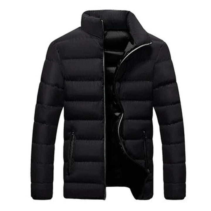 Levoire | Veste Thermique Longue À Manches Longues Avec Fermeture Éclair Noir