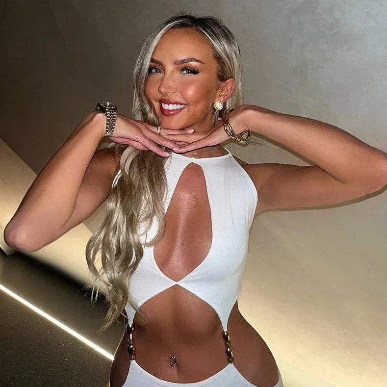 Levoire | Hahlokauløs Sans Manche Maxi-Robe