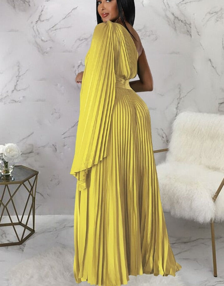 Levoire | Satinpuddings Plissé Lyskostakk Robes Longues