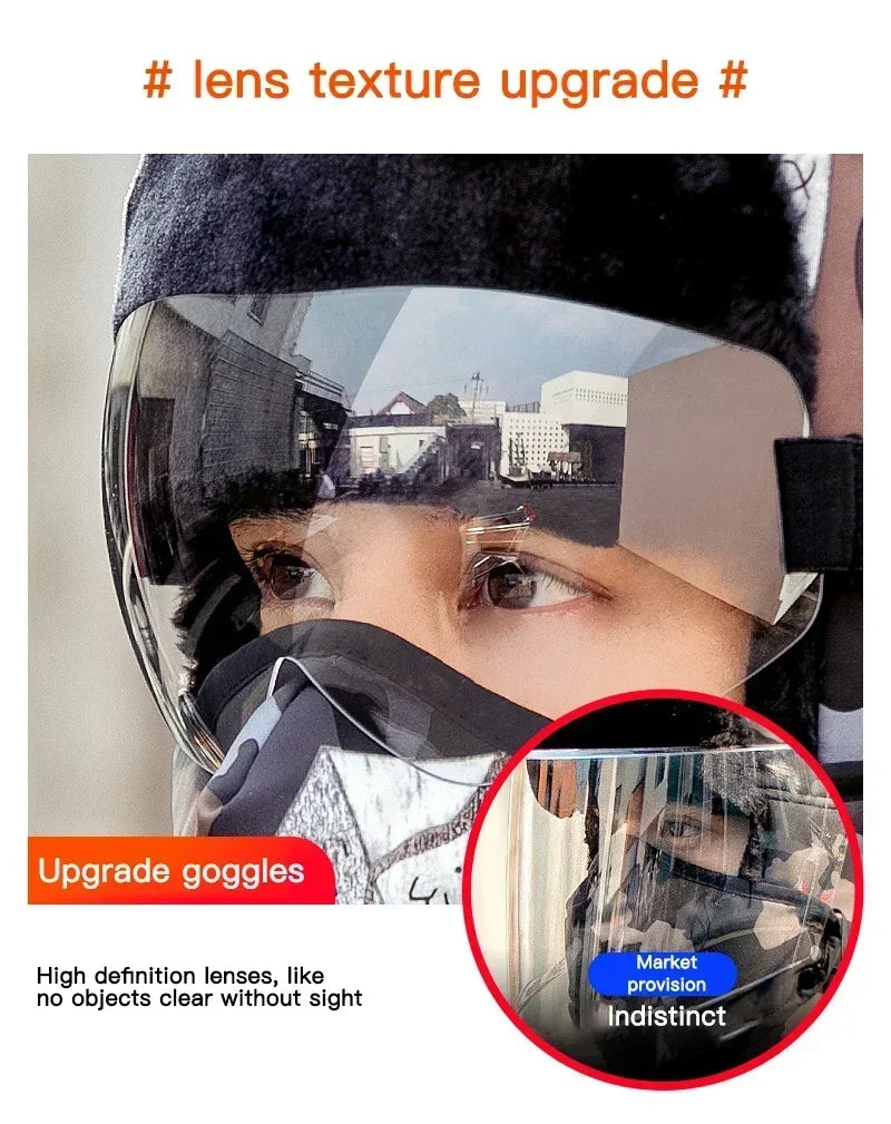 Levoire | Ski Hiver Unisexe Vent Et Lunettes