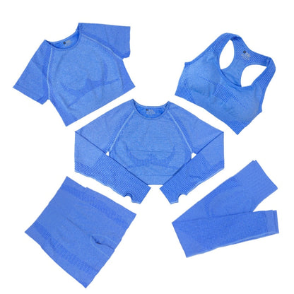 Levoire | Ensemble De Sport Cinq Pièces Bleu