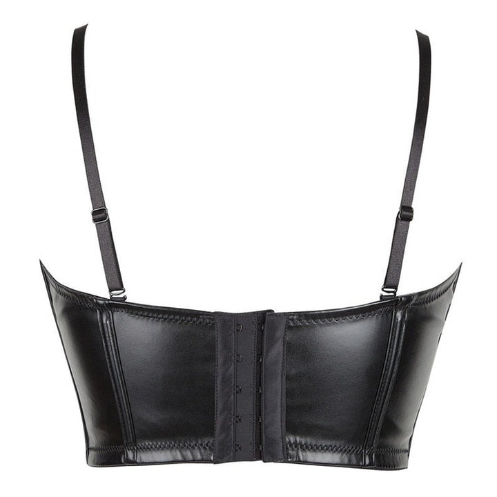 Levoire | Corset En Cuir Forme De Top