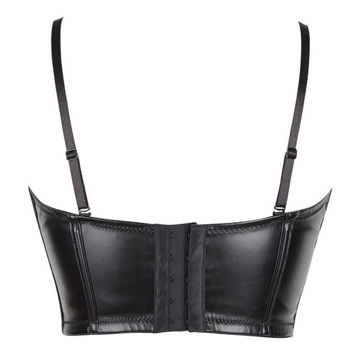 Levoire | Corset En Cuir Forme De Top
