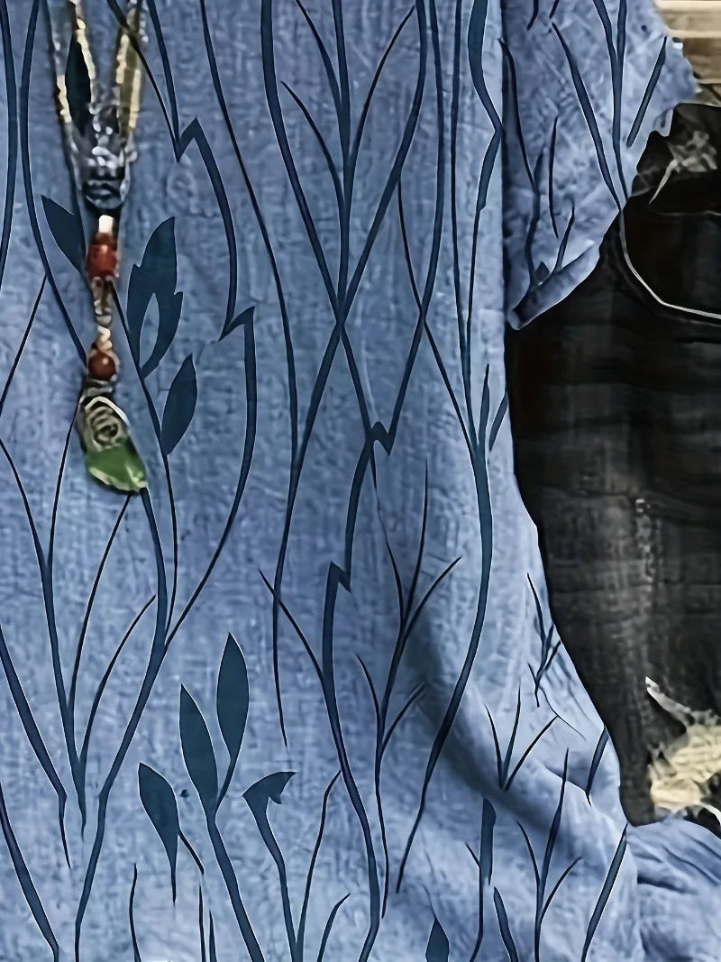 Levoire | Blouse Décontractée À Manches Mi-Longues Pour Femmes Avec Grande Taille