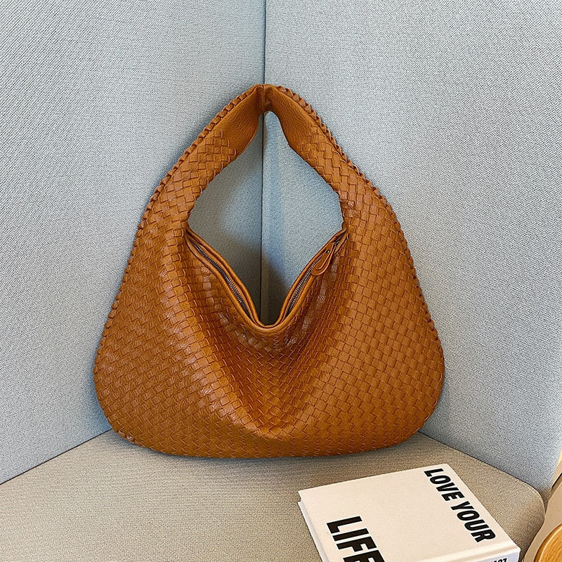 Levoire | Sac À Main En Cuir Pu Décontracté Pour Femmes Braun