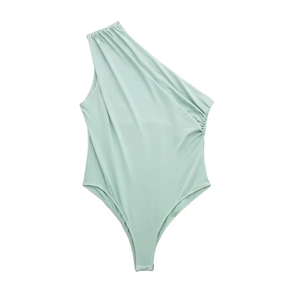 Levoire | Body Asymétrique Avec Fronce Décorative Mynthe