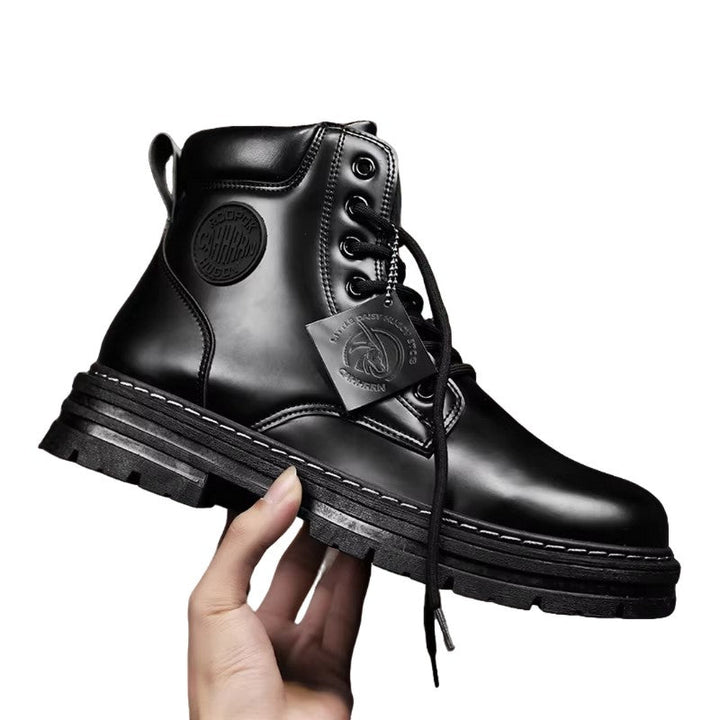 Levoire | Bottes À Lacets De Luxe Noir