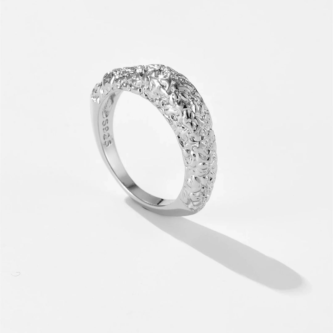 Levoire | Bague Géométrique En Argent 18K Argent