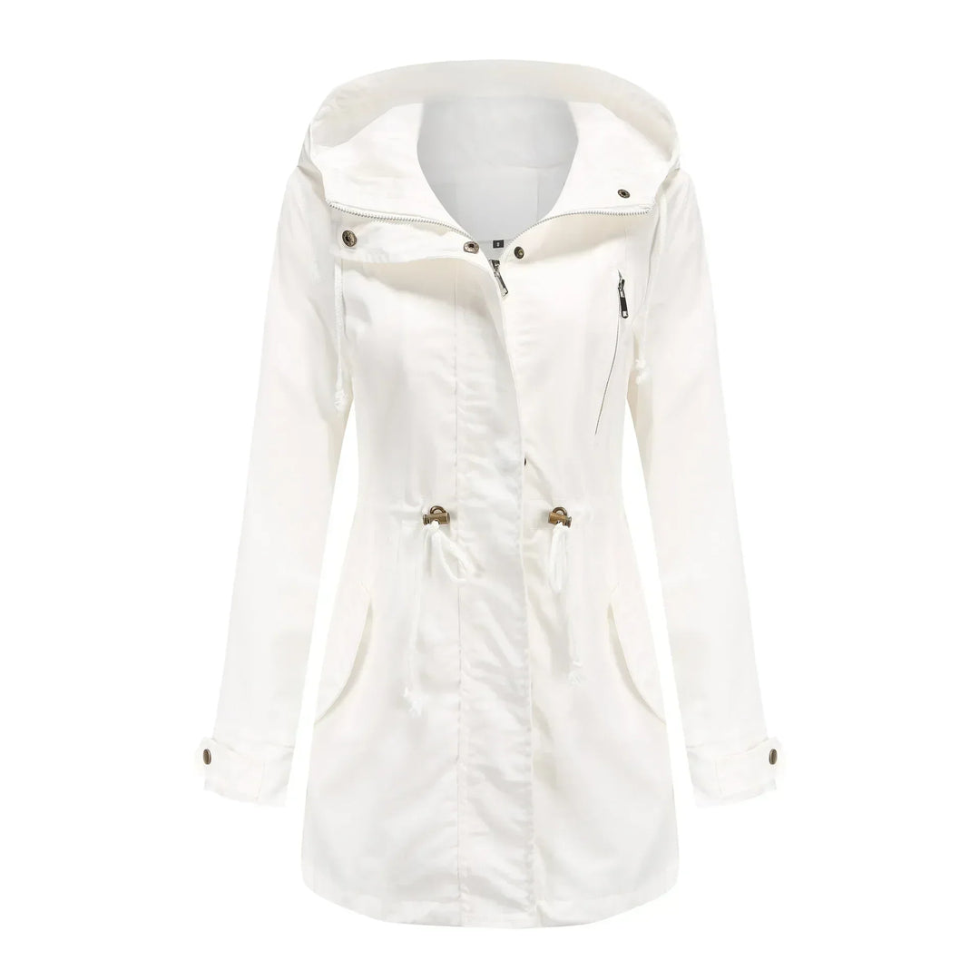 Levoire | Veste coupe-vent unie pour l'automne Blanc