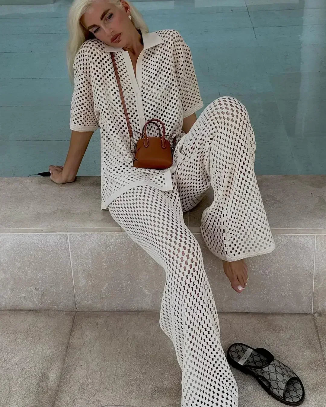 Levoire | Chemise Et Pantalon Évasé