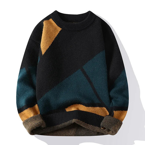 Levoire | Pull Avec Motif Géométrique Et Col Rond