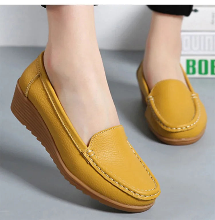 Levoire | Loafers Cuir Souple Pour Femmes
