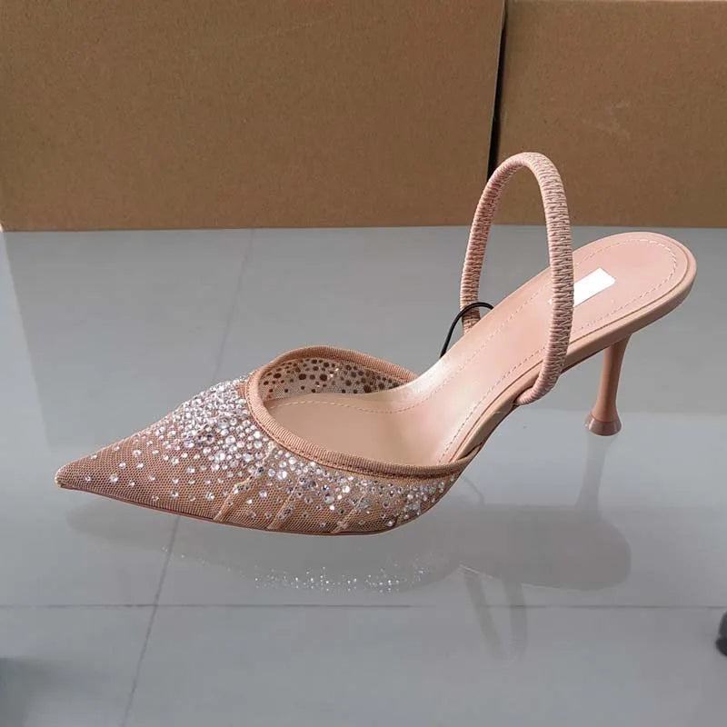 Levoire | Chaussures À Plateforme Résistantes À La Chaleur Avec Des Diamants D'Eau