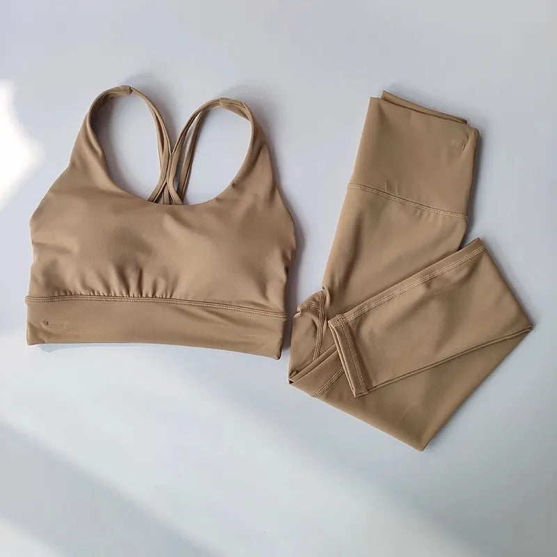 Levoire | Ensemble Yoga 2 Pièces Cacao
