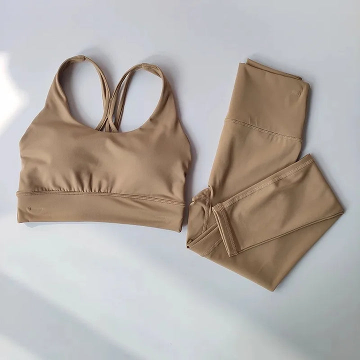 Levoire | Ensemble Yoga 2 Pièces Cacao