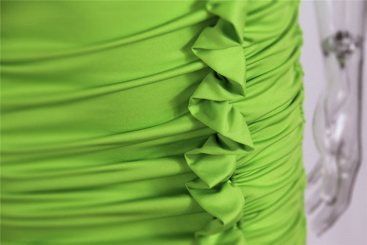 Levoire | String Dos Nu Découpé Double Jupe Mini Robes