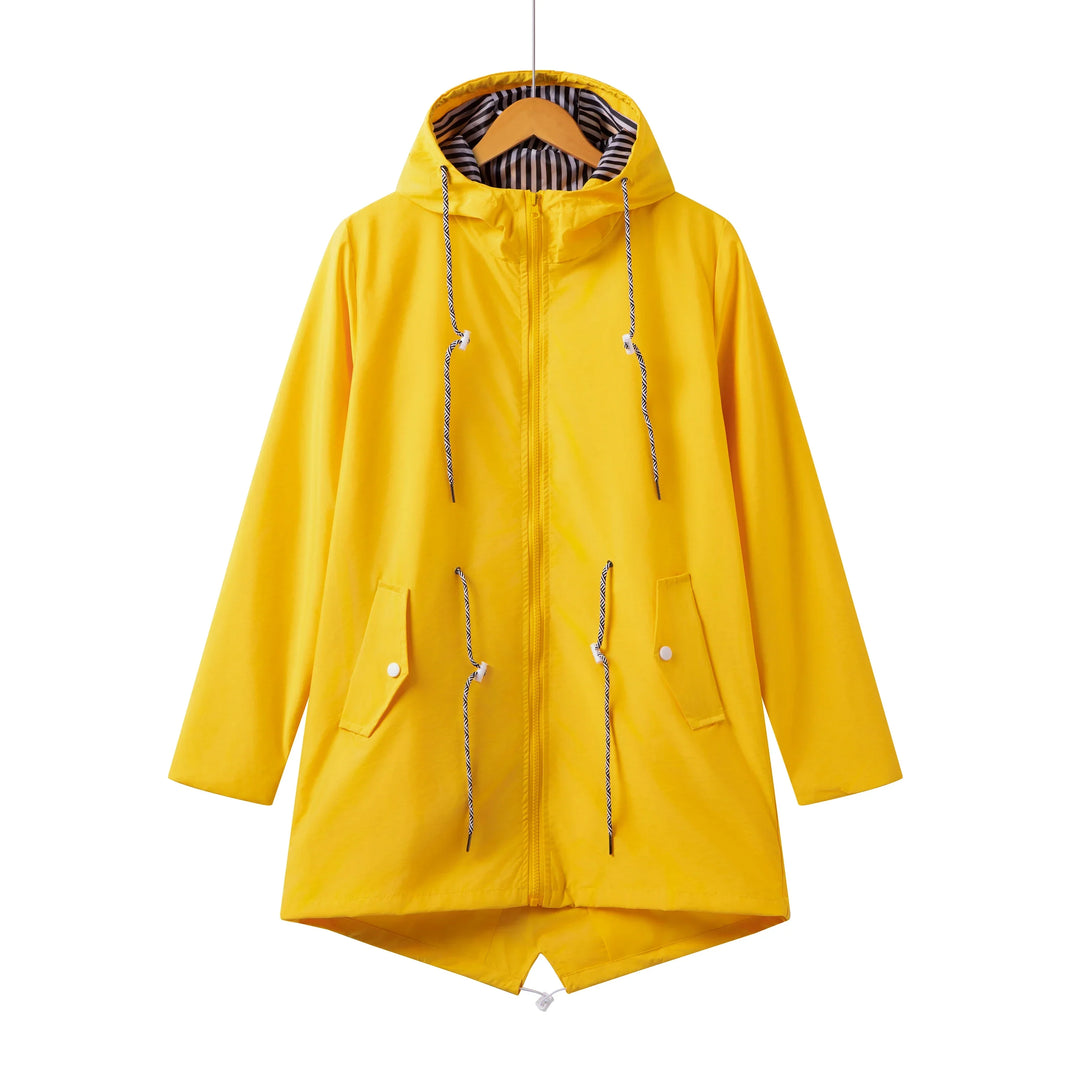 Levoire | Veste De Pluie Stylée Et Imperméable Pour Femmes Jaune
