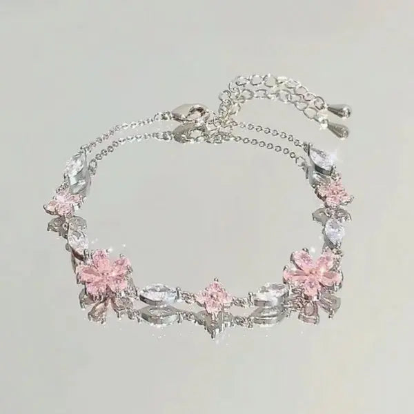 Levoire | Bracelet Élégant En Perles Avec Nœud En Cristal 4