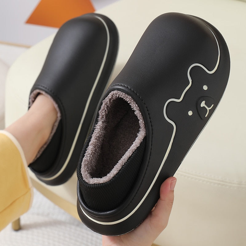 Levoire | Pantoufles En Coton Épaisse Semelle Plate