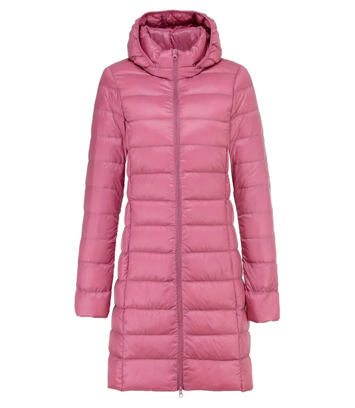 Levoire | Longue Légère Doudoune Rosa