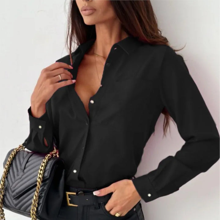 Levoire | Chemise élégante pour le printemps Noir