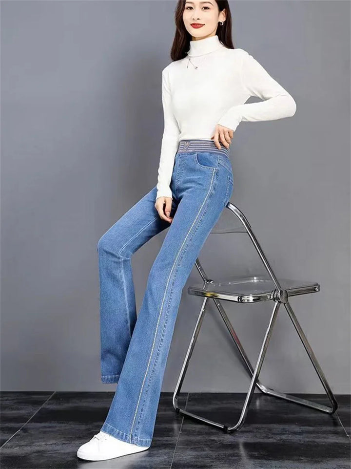 Levoire | Pantalon Vintage pour femmes Bleu foncé