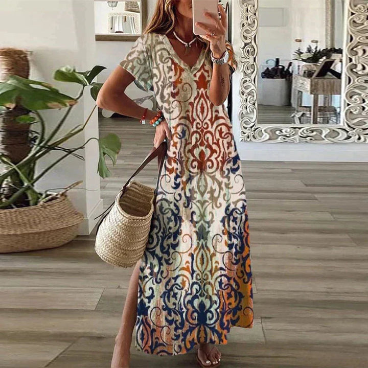 Levoire | Robe À Motifs Floraux Dans Une Couleur Fraîche Braun