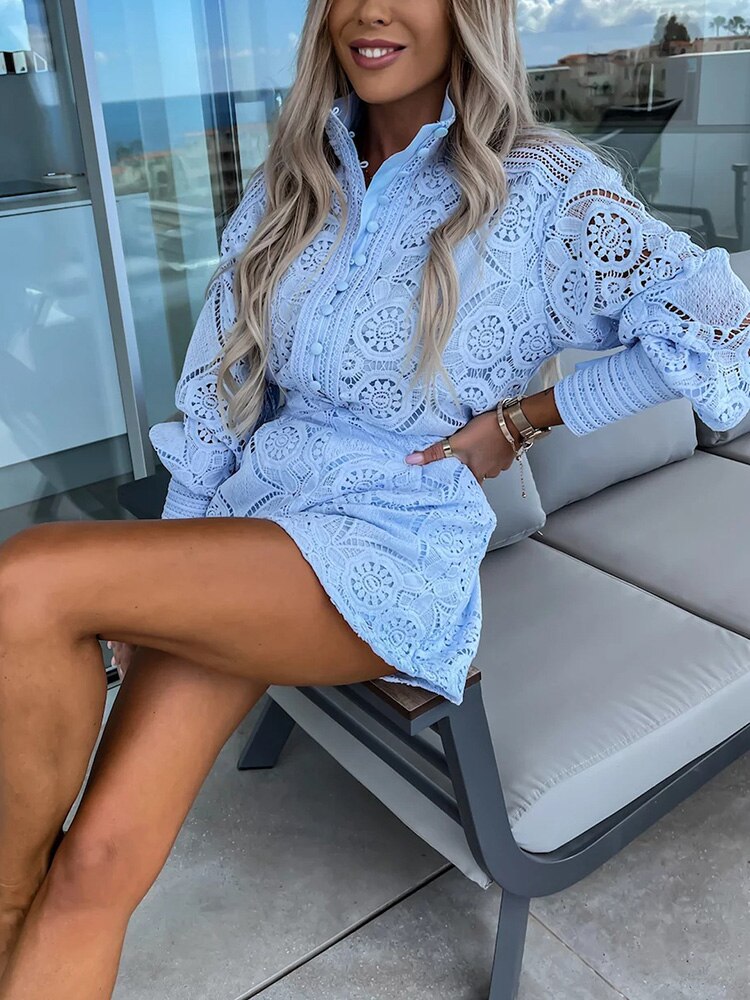 Levoire | Ensemble Ibiza En Dentelle Hellturquoise