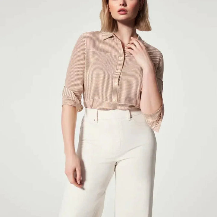 Levoire | Pantalon Femme Large À Jambe Droite
