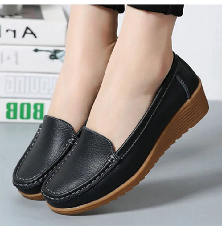 Levoire | Pantoufles En Cuir Pour Femmes