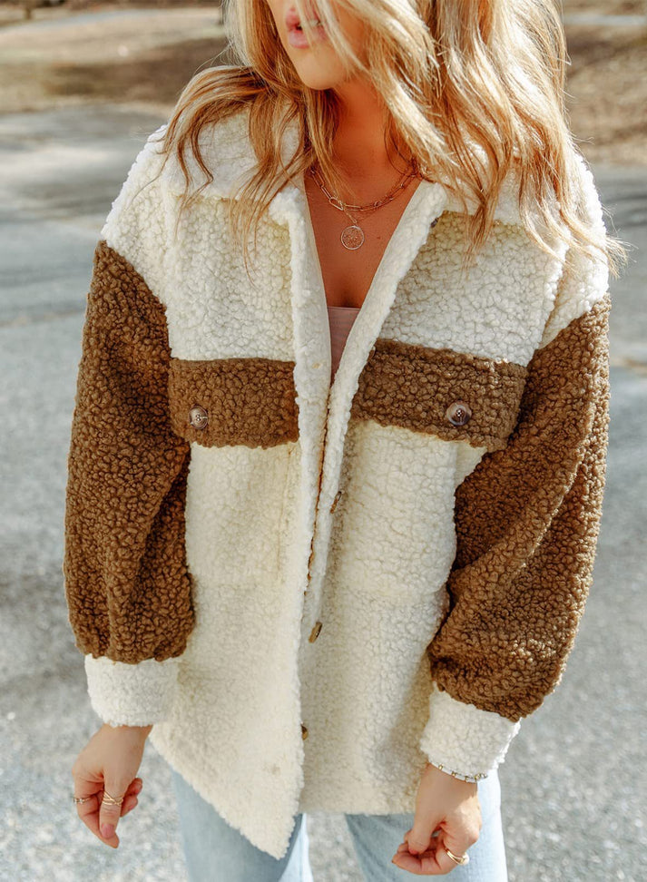 Levoire | Veste En Polaire À Manches Longues Chaude Avec Poignées Braun