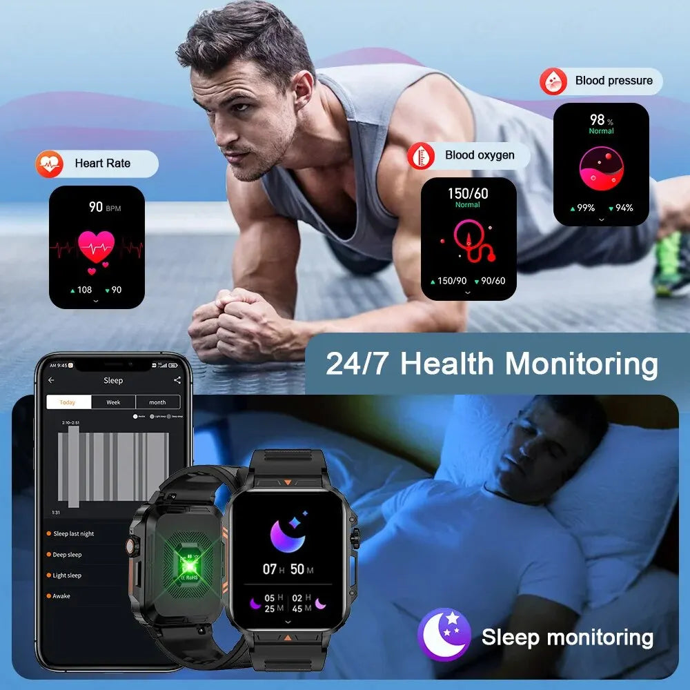 Levoire | Montre Intelligente Avec Un Écran De 1,95 Pouce Et Suivi De La Santé