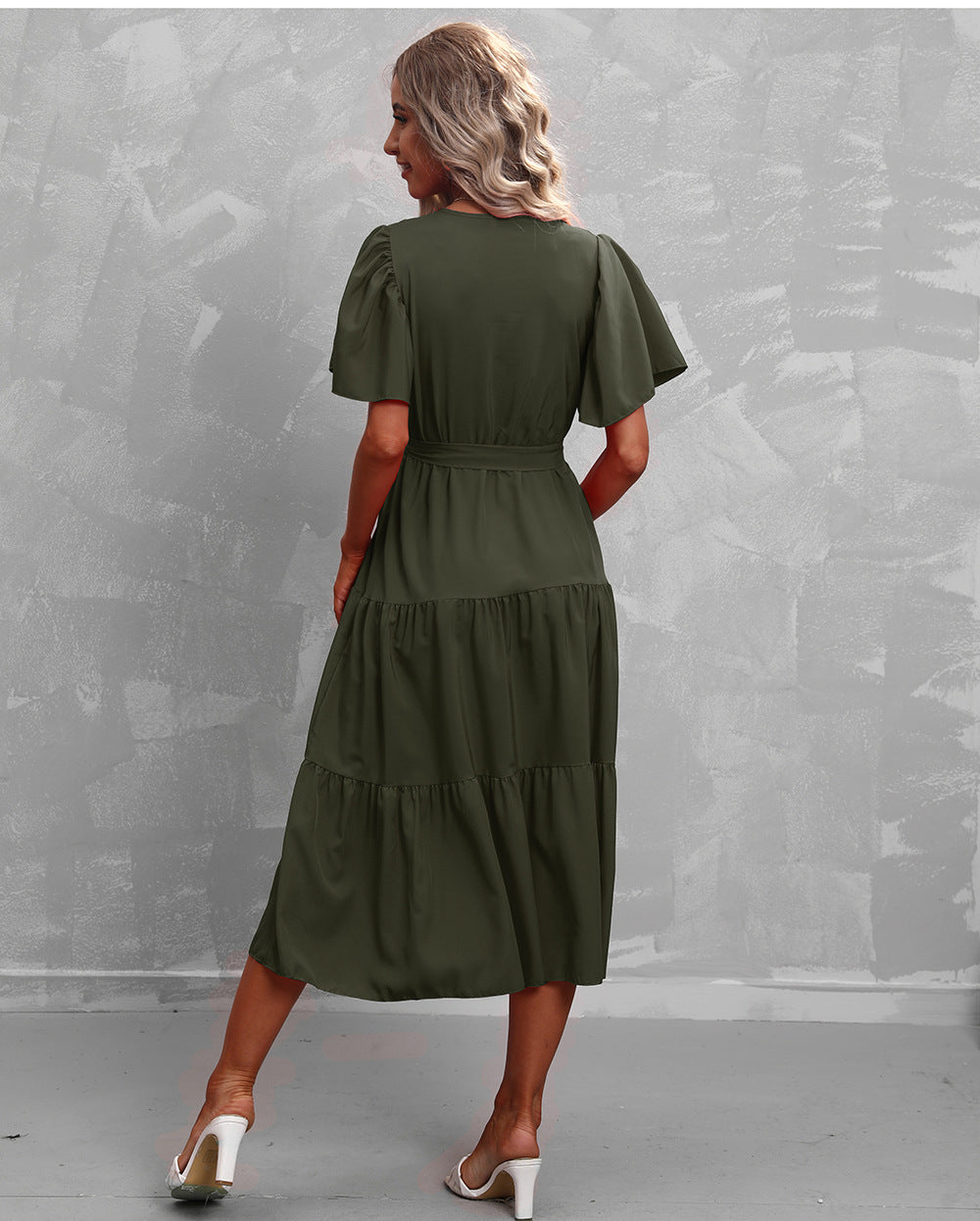 Levoire | Robe Midi Elegante Et Raffinee Femmes