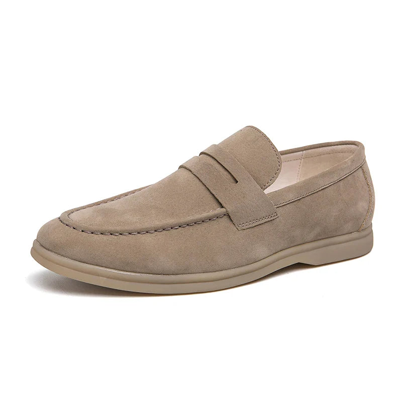 Levoire | Chaussures En Cuir Élégantes Pour Hommes Khaki