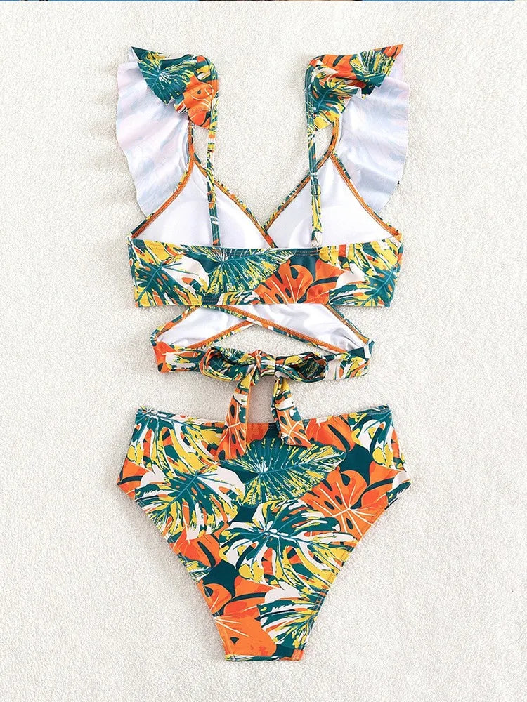 Levoire | Nouveau Bikini Taille Haute Imprimé