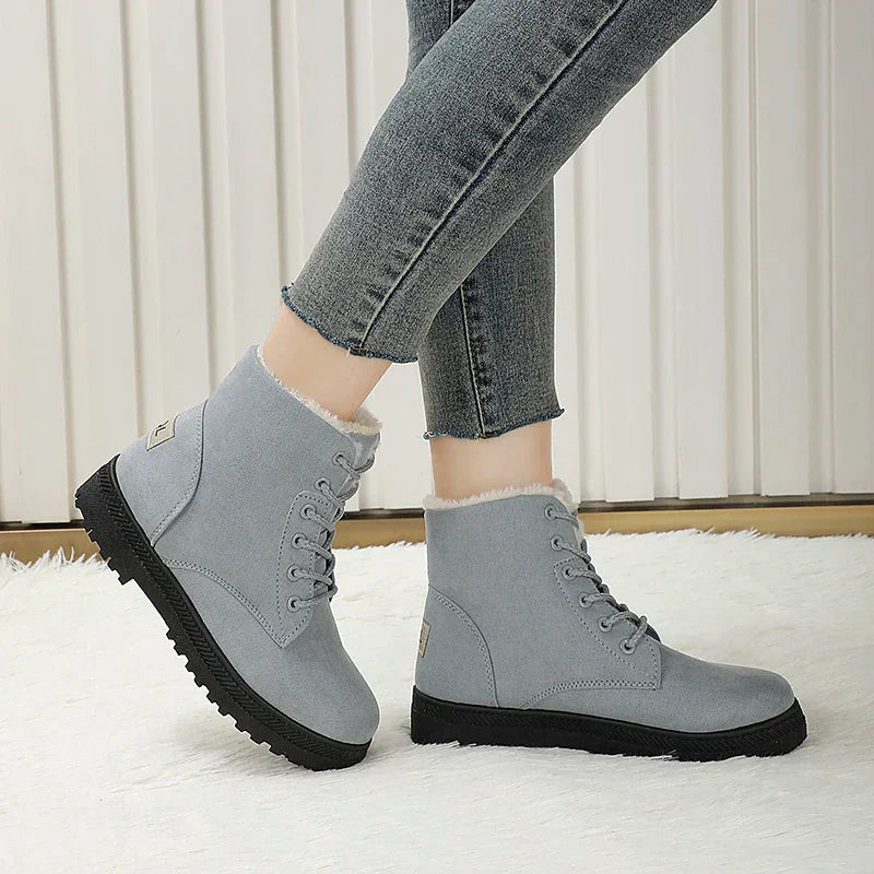 Levoire | Chaussure Cheville En Fausse Fourrure Chaude