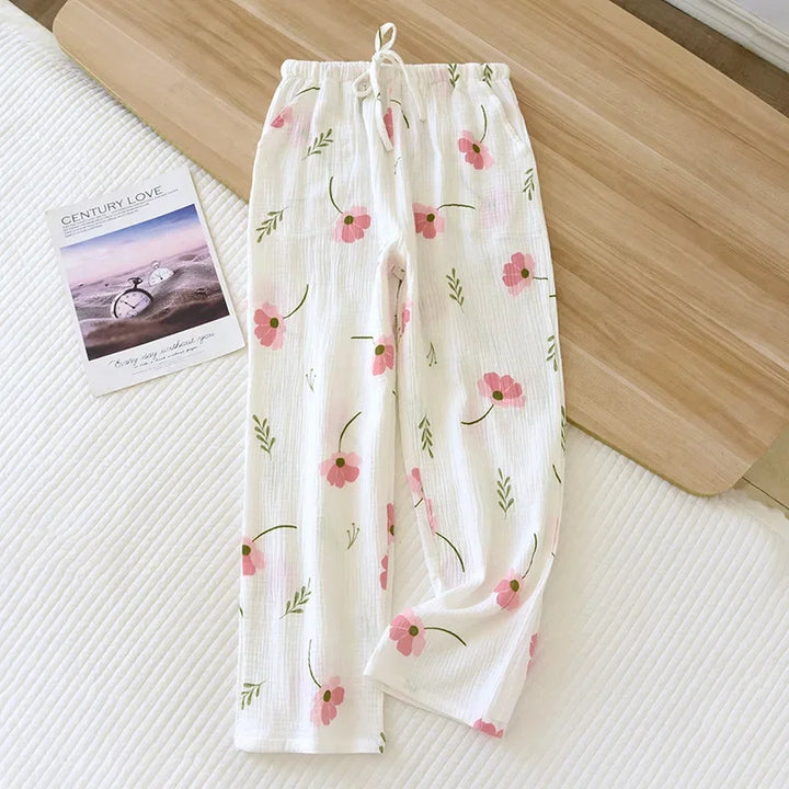 Levoire | Pantalons De Pyjama En Crepe De Coton 11
