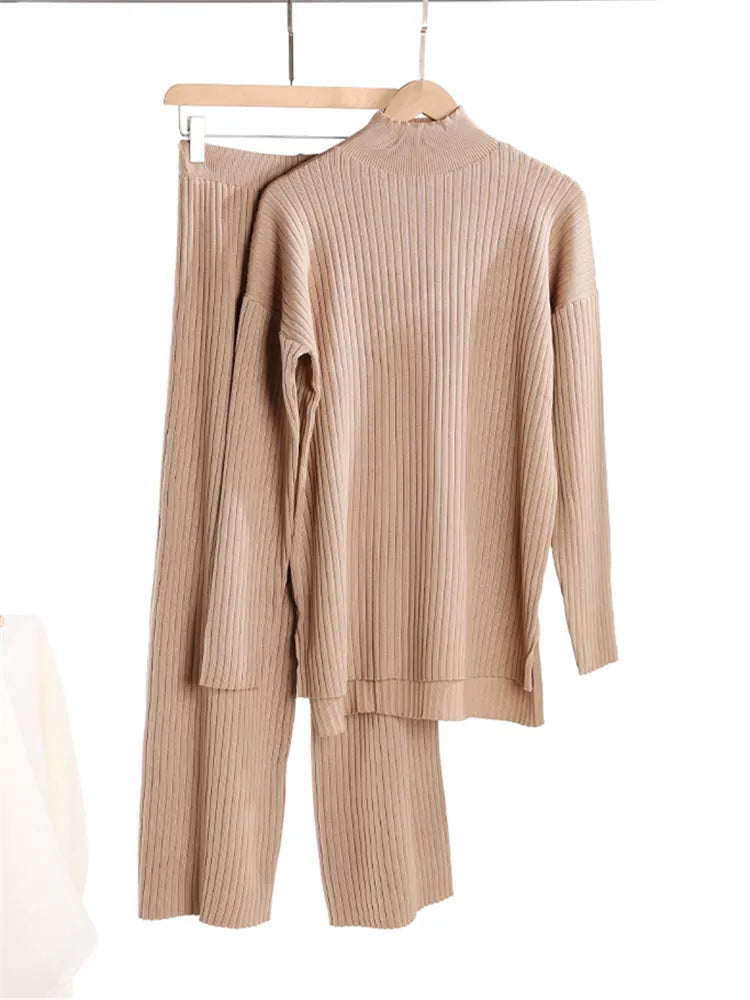 Levoire | Ensemble En Tricot Beige